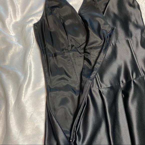 Vintage Scott McClintock Black A Line Prom/Special Occasion Dress - Picture 5 of 11